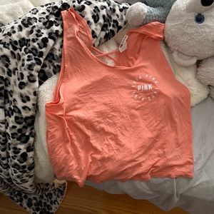 size small pink tank top